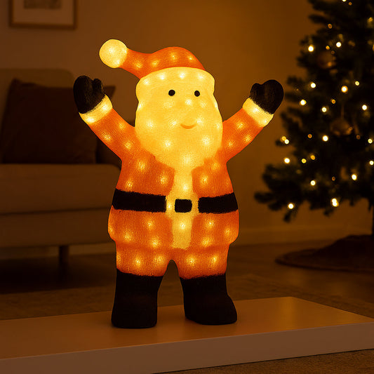 60 Cm Santa Claus with LED Lights