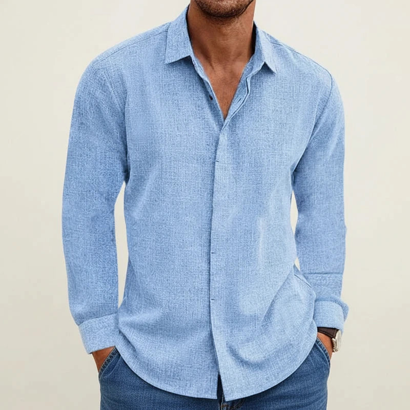 Men's Long-Sleeve Relaxed Fit Shirt