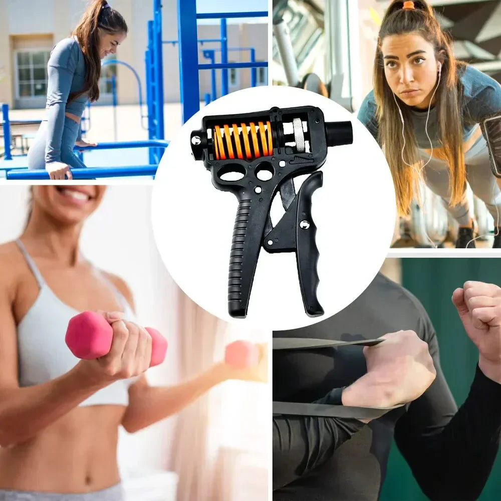 Adjustable 5-165kg Heavy Hand Grip Strengthener - Finger Expander for Arm, Wrist, and Forearm Training Dayhills