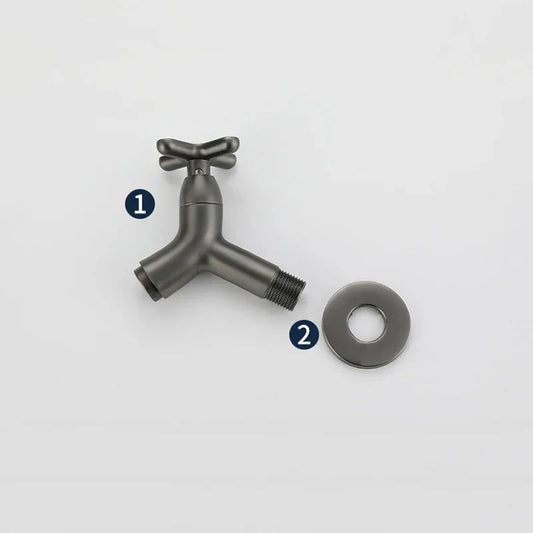 Dayhills | BrassFlow – Wall-Mounted Cold Water Tap in Solid Brass