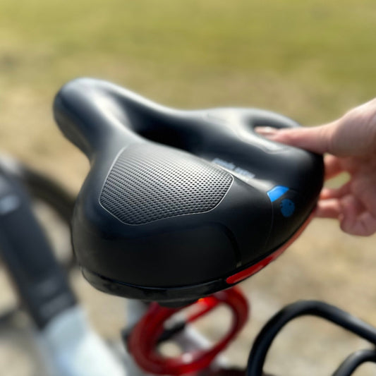 Dayhills | CloudComfort Pro Bicycle Seat | Pressure-Relieving Memory Foam | Black