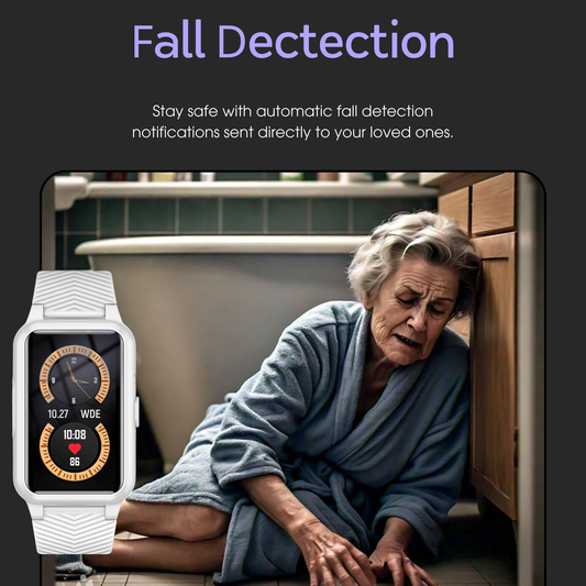 Dayhills | Fall Detection Watch for Seniors - 4G Medical Alarm with GPS & SOS Smartwatch
