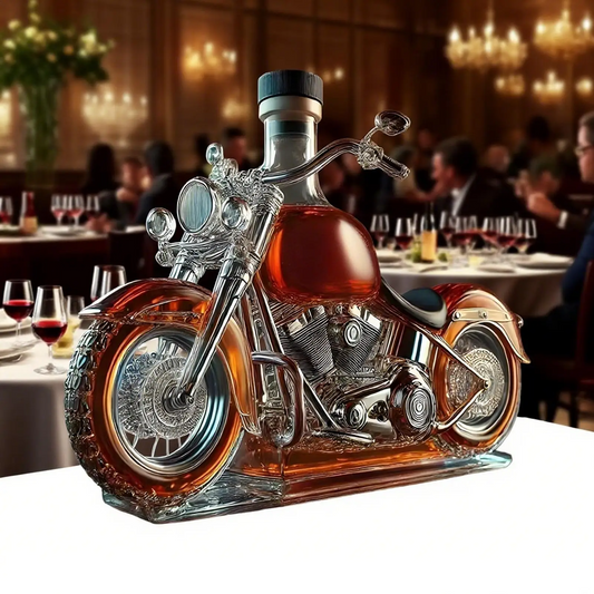 Dayhills | Harley Motorcycle Shaped Whiskey Decanter for Home Bar