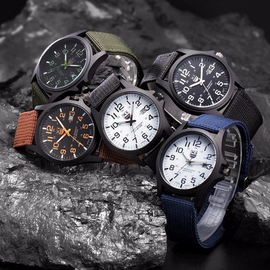 Dayhills | Tactical Men's Watch AdventureTime – Waterproof and Shock Resistant with LED