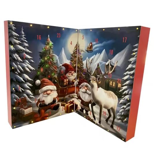 Gnome Advent Calendar | Festive Christmas Countdown with Charming Gnome Figurines