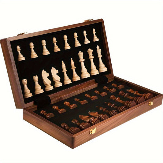 Handcrafted Premium Wooden Chess Set for Competitive Play