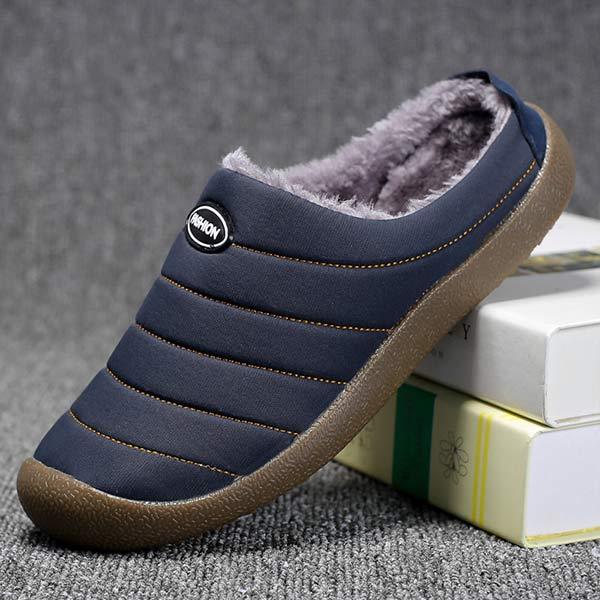 Men's Warm, Comfortably Lined Slippers
