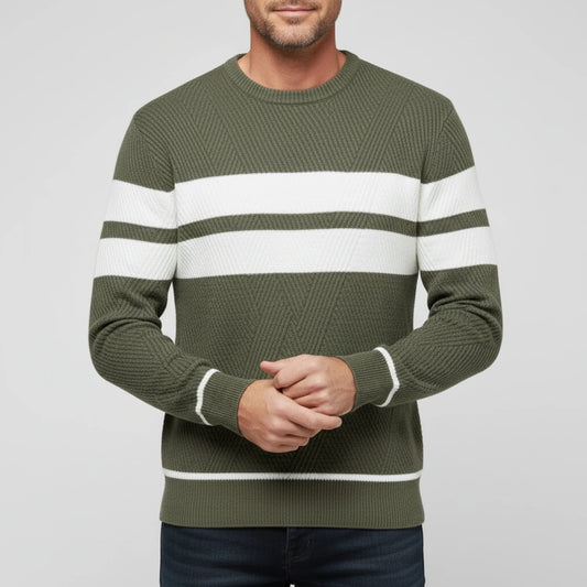 Men's Striped Sweater image