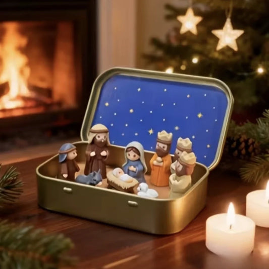 Nativity Scene in an Elegant Box
