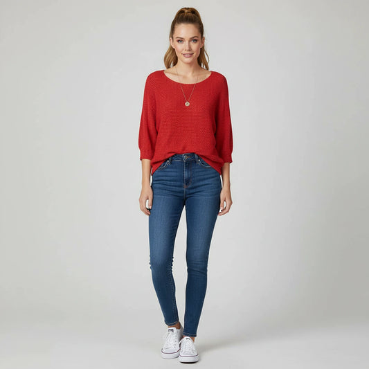 Women's Scoop Neck Sweater
