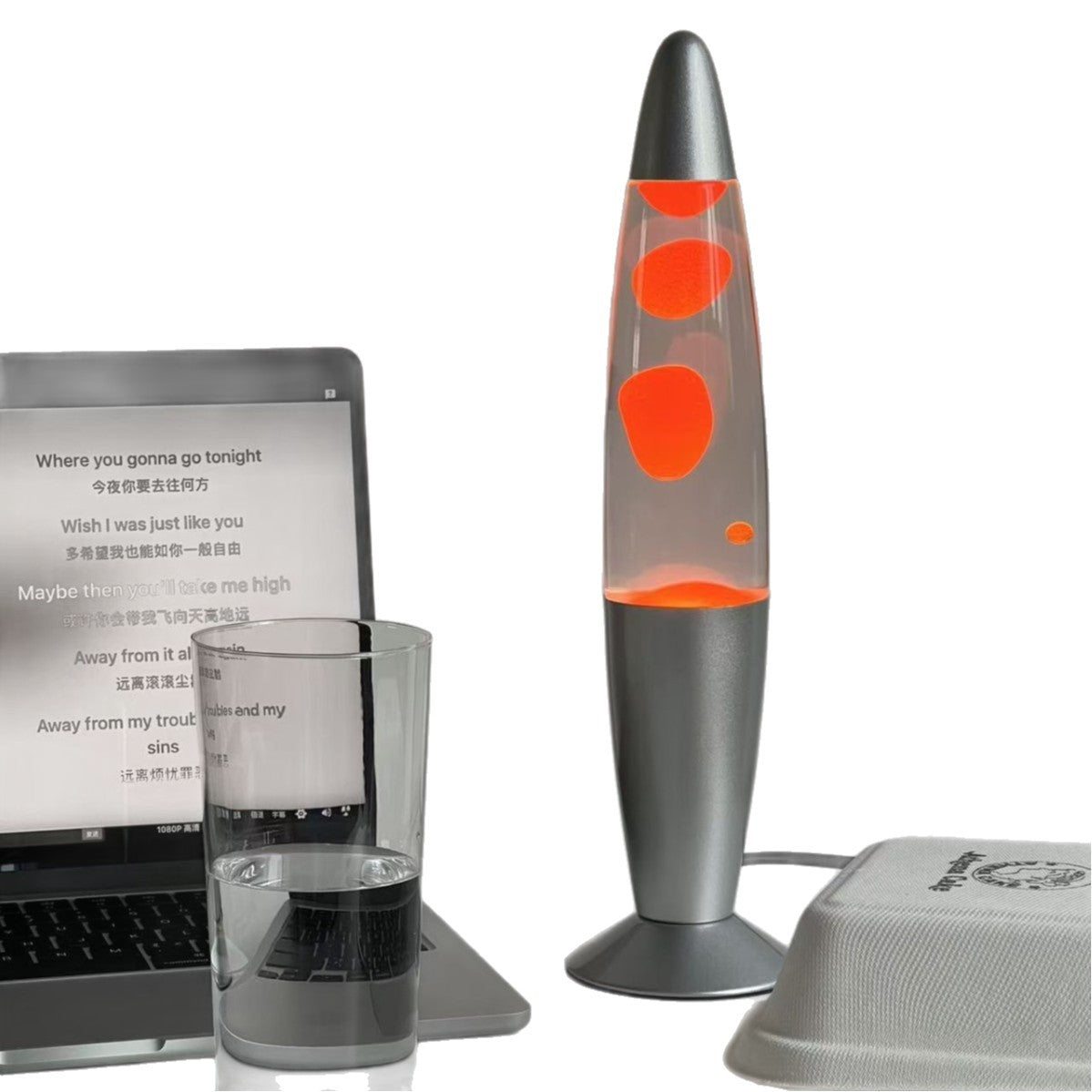 USB-Powered Ambient Lava Lamp with Soothing Motion Wax