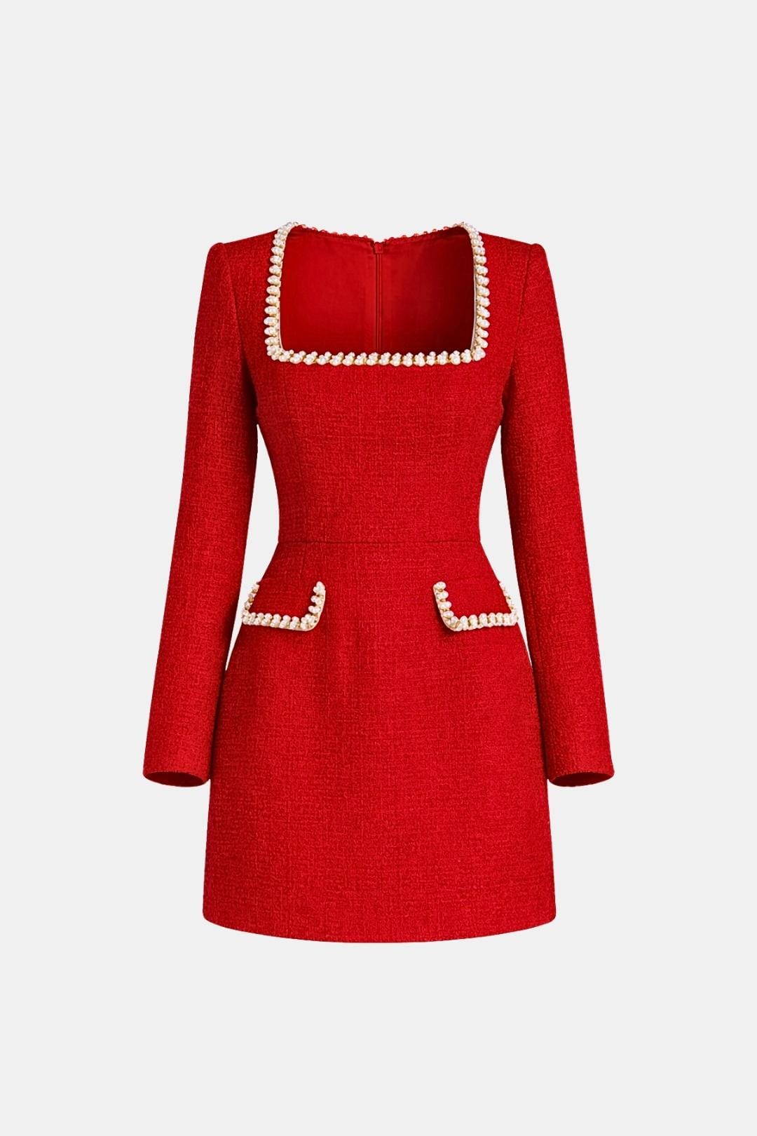 Image of Women's Long Sleeve A-Line Mini Dress
