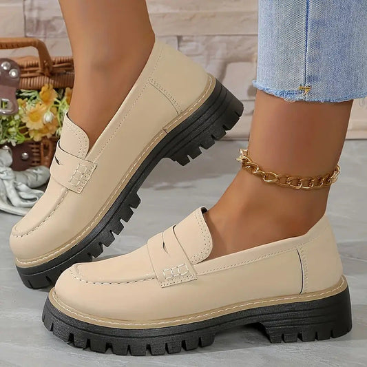 Image of Women's Platform Lug Sole Loafers
