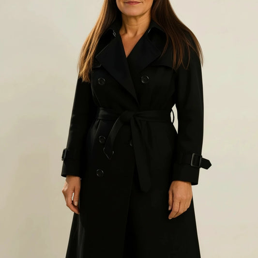 Women's Double-Breasted Trench Coat