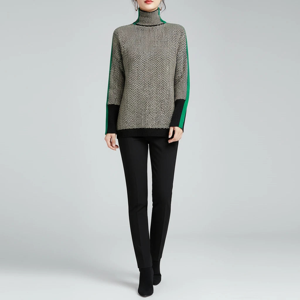 Women's Chevron Pattern Sweater