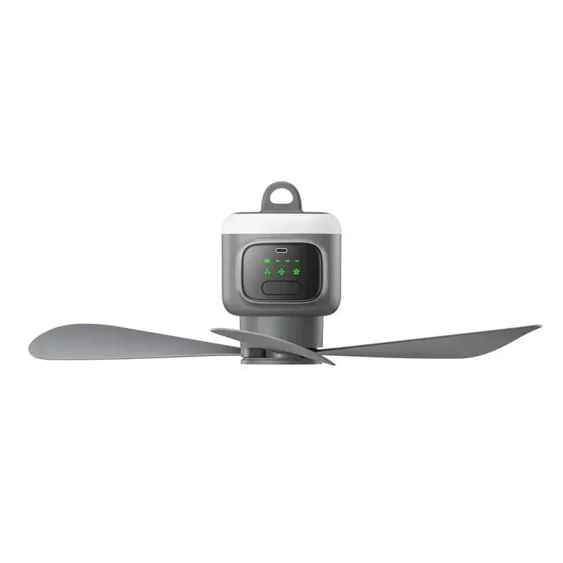 12,000 MAh Portable Ceiling and Camping Fan – Outdoor Tent Air Circulator and Cooling Ventilator