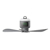 12,000 MAh Portable Ceiling and Camping Fan – Outdoor Tent Air Circulator and Cooling Ventilator