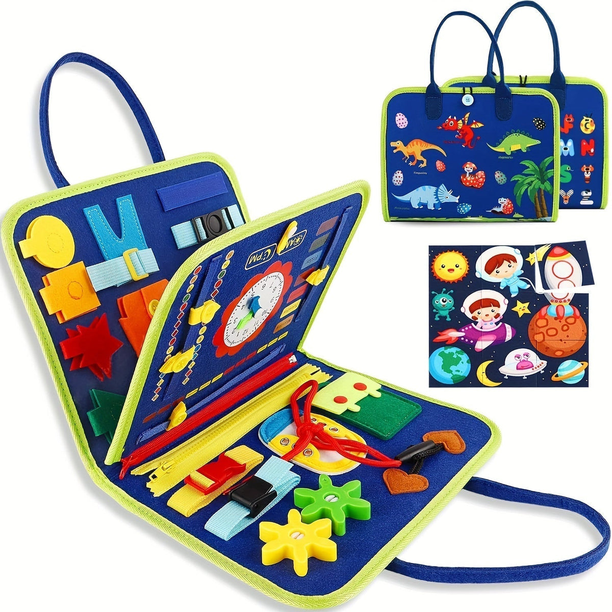 25-in-1 Press Panel - Educational Sensory Toy for Toddlers