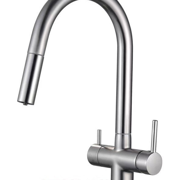 304 Stainless Steel Single-Lever Kitchen Mixer Tap