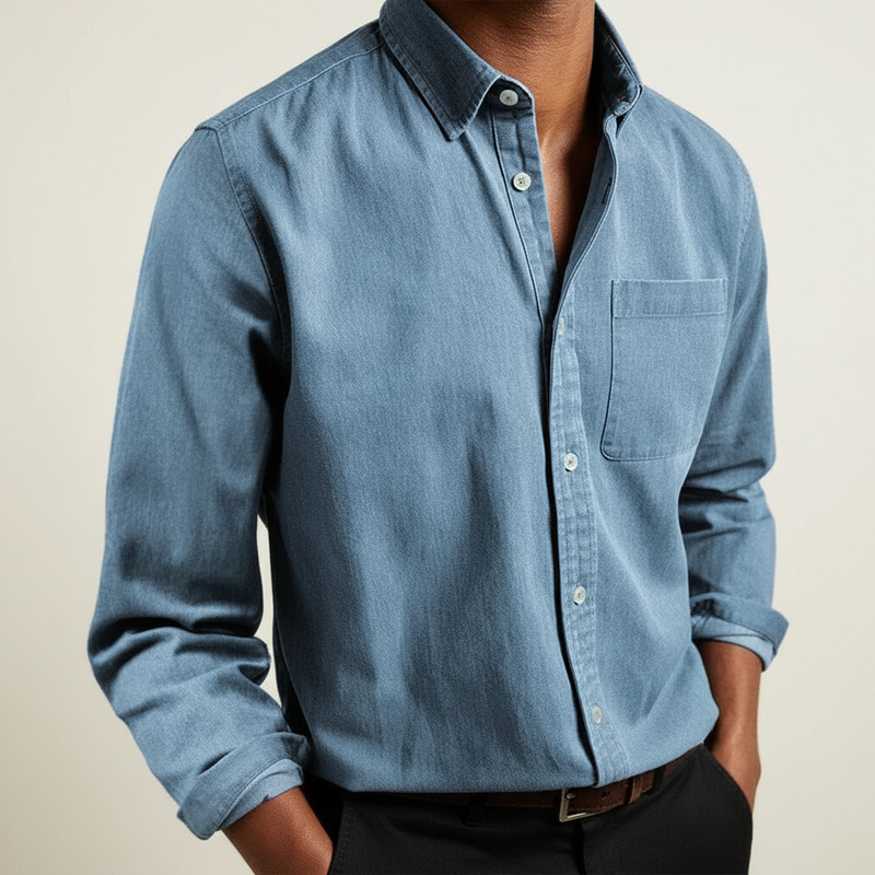 Men's Long-Sleeve Casual Shirt