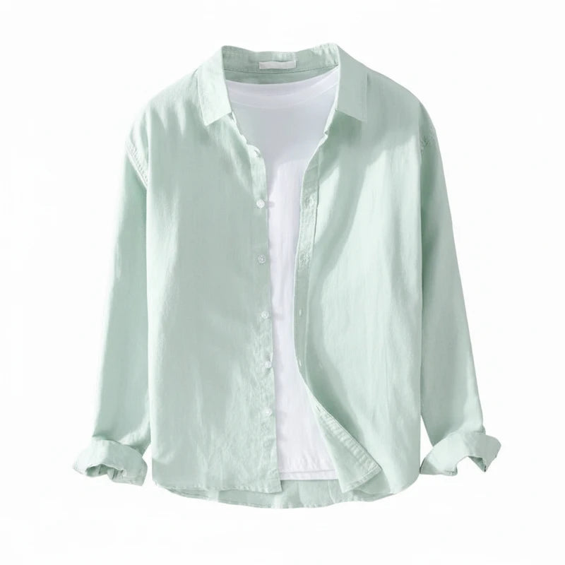 Men's Long-Sleeve Relaxed Fit Shirt