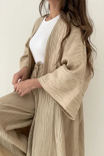 Women's Wide-Leg Pant Set