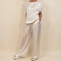 Women's Wide Leg Pant Set