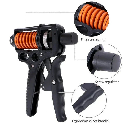 Adjustable 5-165kg Heavy Hand Grip Strengthener - Finger Expander for Arm, Wrist, and Forearm Training Dayhills