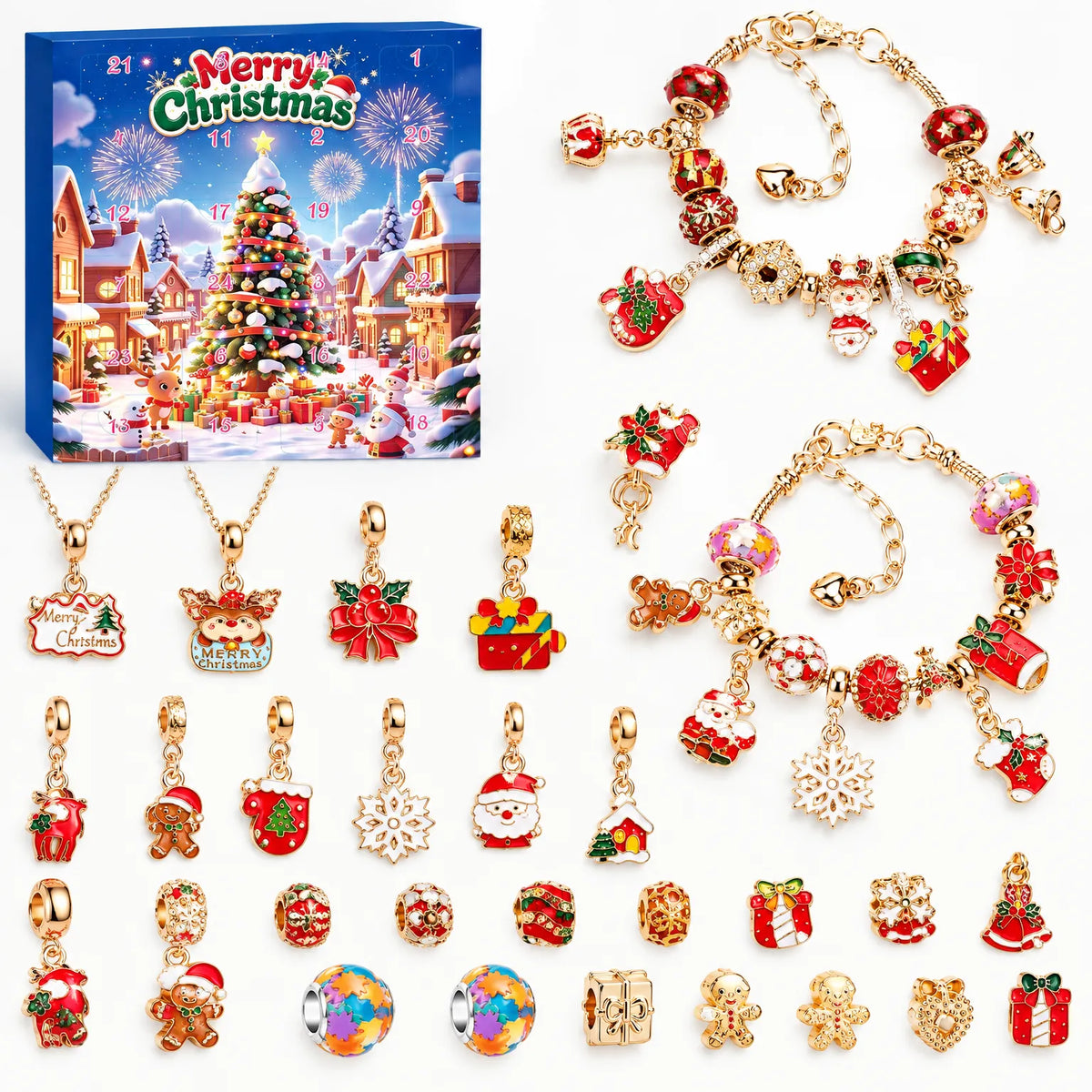 Christmas Countdown Charm Advent Calendar
