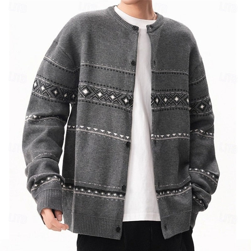 Christmas Patterned Cardigan