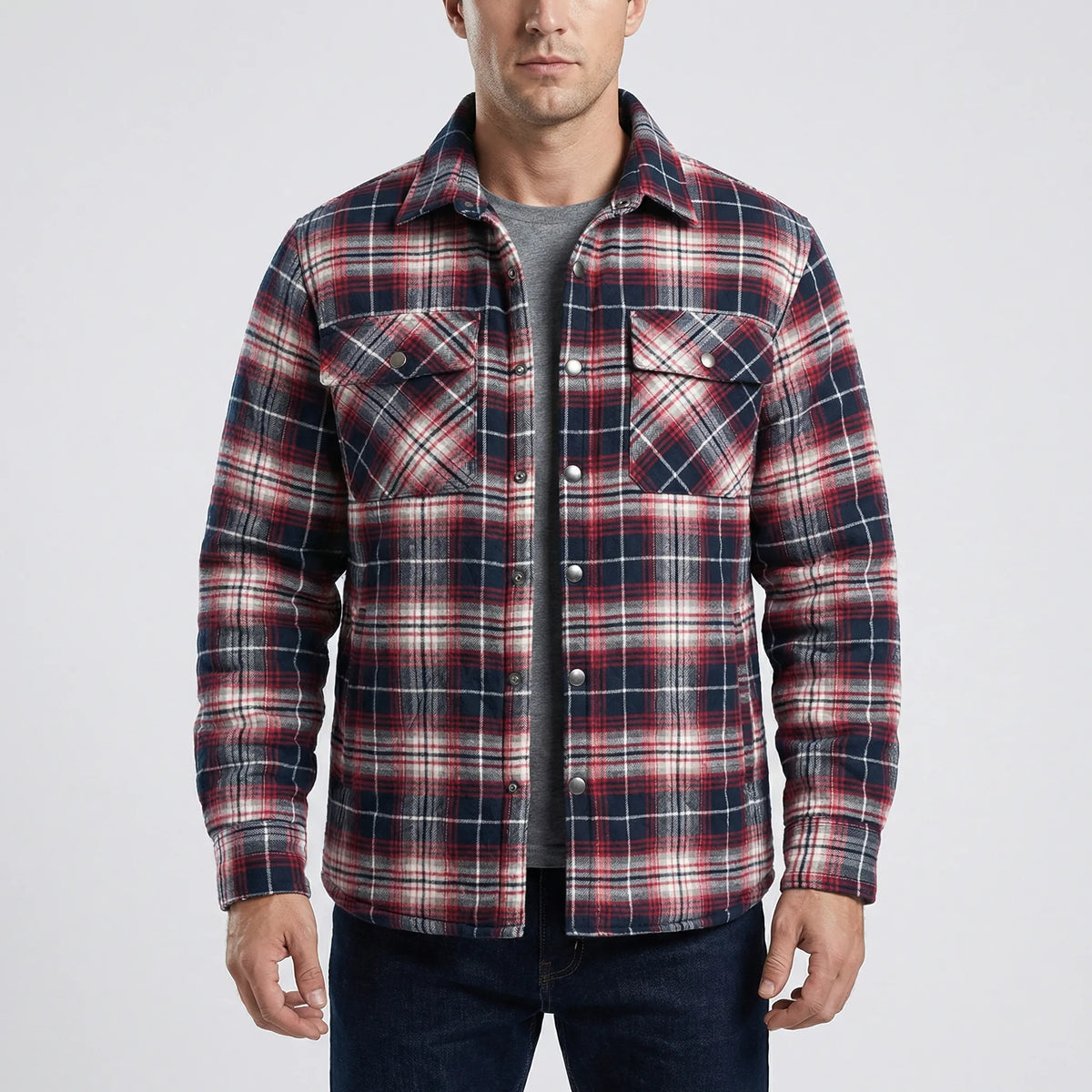 Classic Lumberjack Jacket in Retro Style