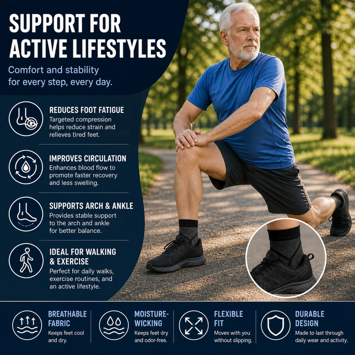 Dayhills | AnkriFit Ankle Compression Sleeve
