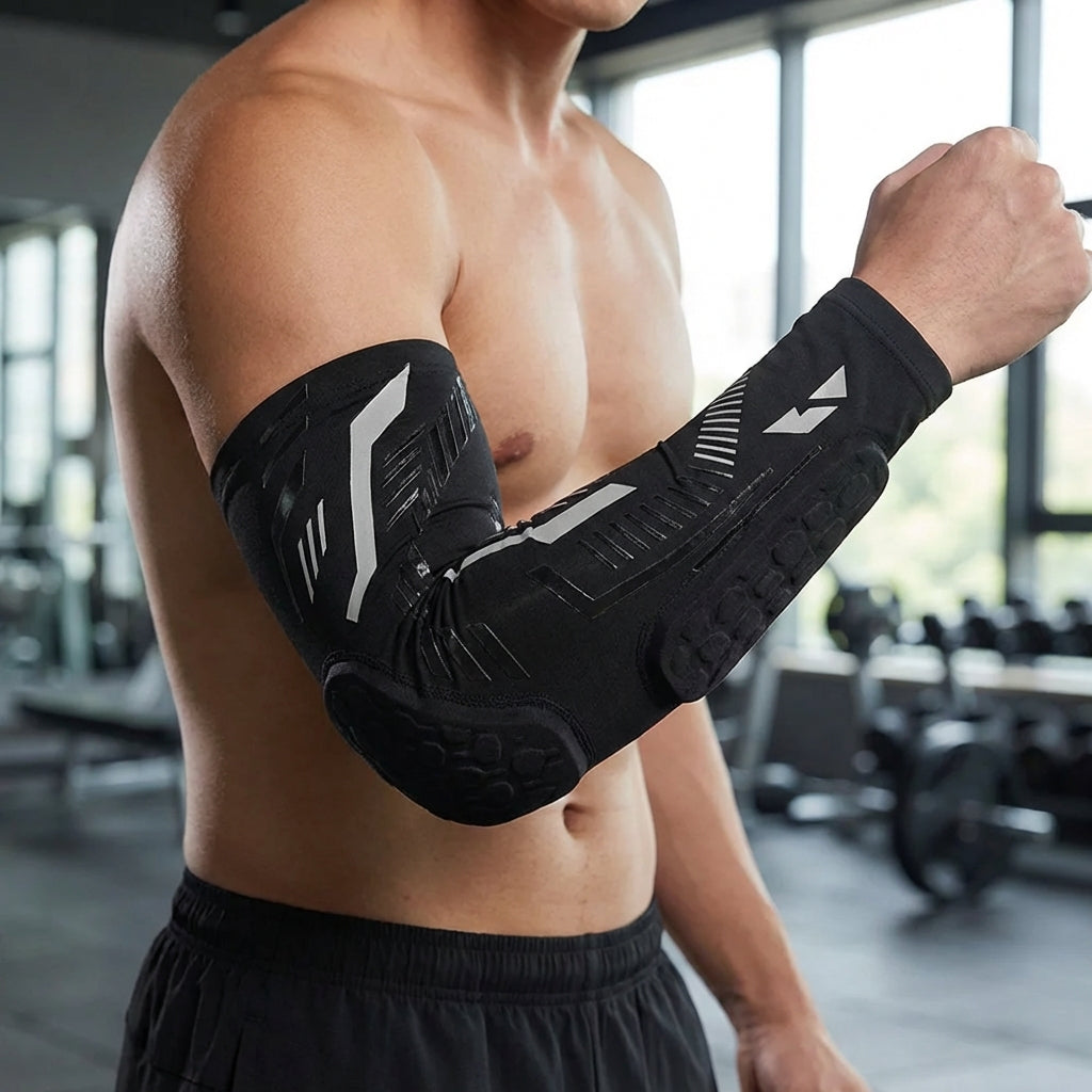 Dayhills | ArmoraGuard Padded Compression Elbow Sleeve