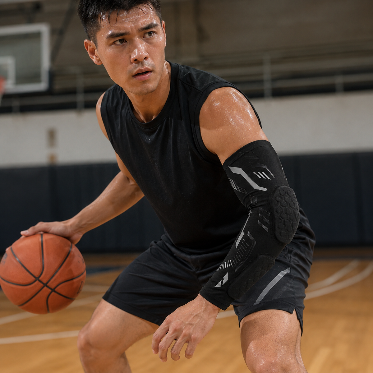 Dayhills | ArmoraGuard Padded Compression Elbow Sleeve