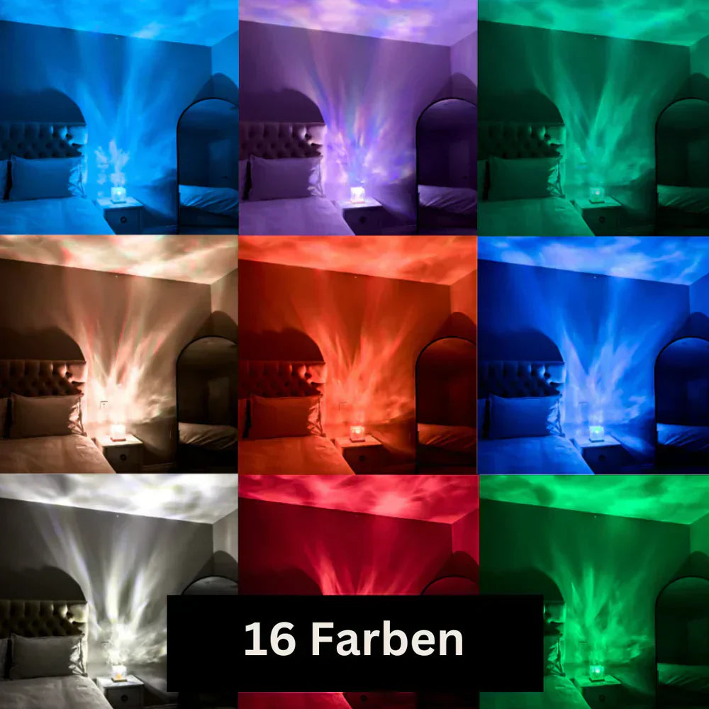 Dayhills | AuroraGlow Northern Lights Lamp – 16 Colour LED Mood Light with Remote