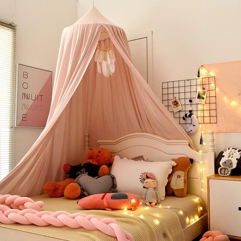 Dayhills | Blackout Bed Canopy for Kids | Soft, Breathable & Light-Blocking for Dreamy Play and Sleep Spaces