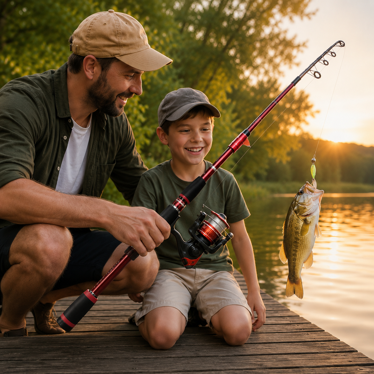Dayhills | Castaway Telescopic Travel Fishing Rod Set
