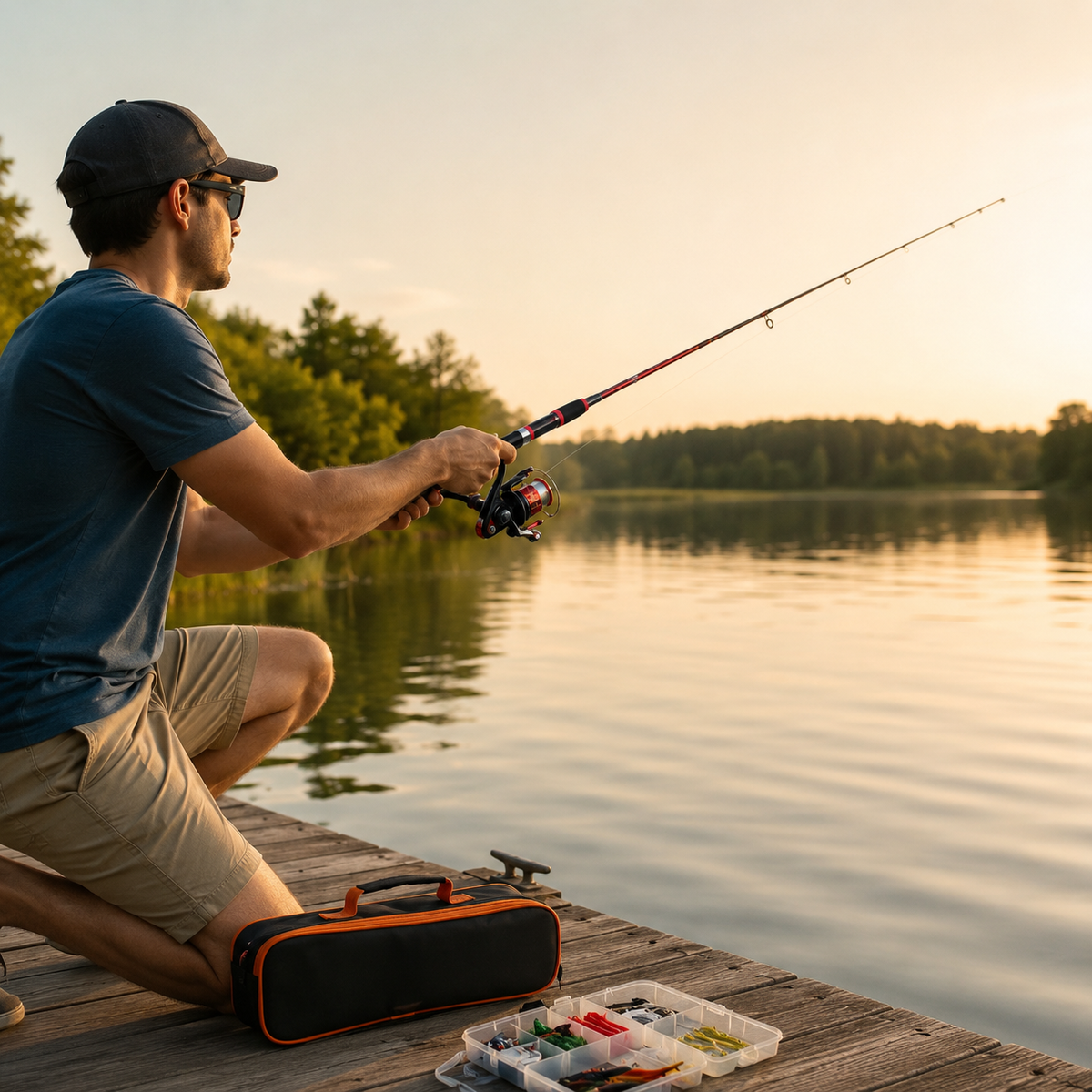 Dayhills | Castaway Telescopic Travel Fishing Rod Set