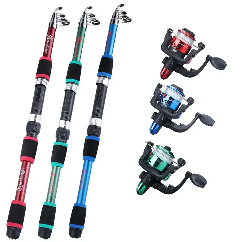 Dayhills | Castaway Telescopic Travel Fishing Rod Set
