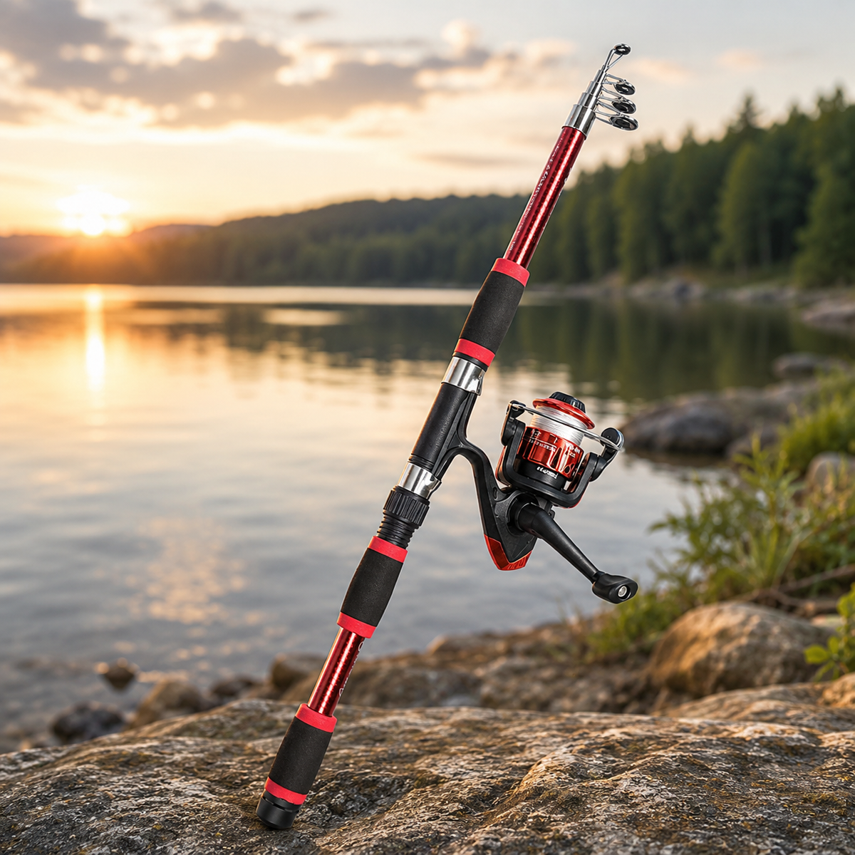 Dayhills | Castaway Telescopic Travel Fishing Rod Set