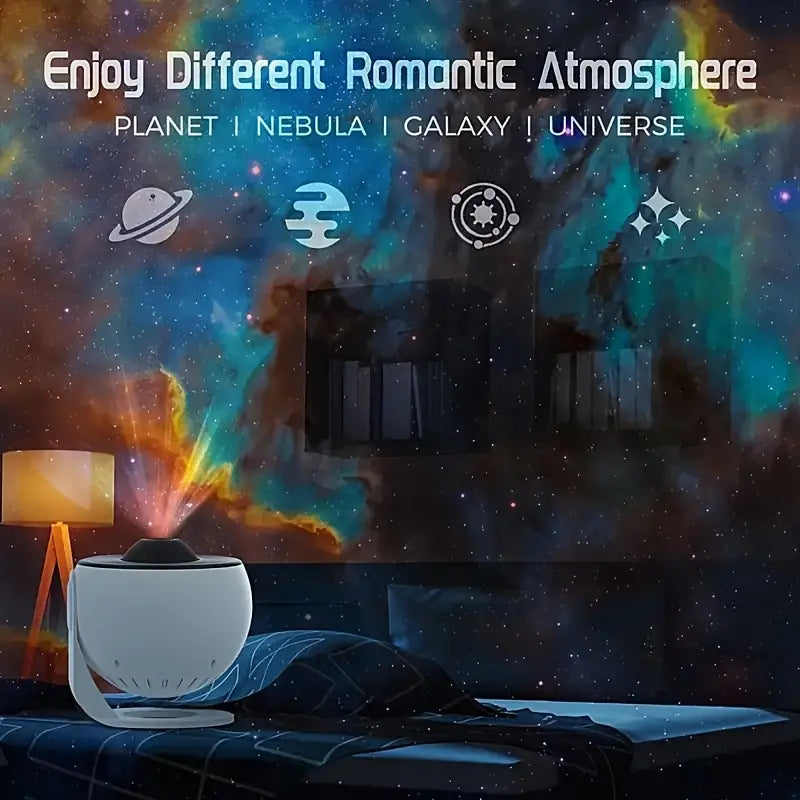 Dayhills | Celestial Dreams: 360° Planetarium Galaxy Projector - Full-room Coverage