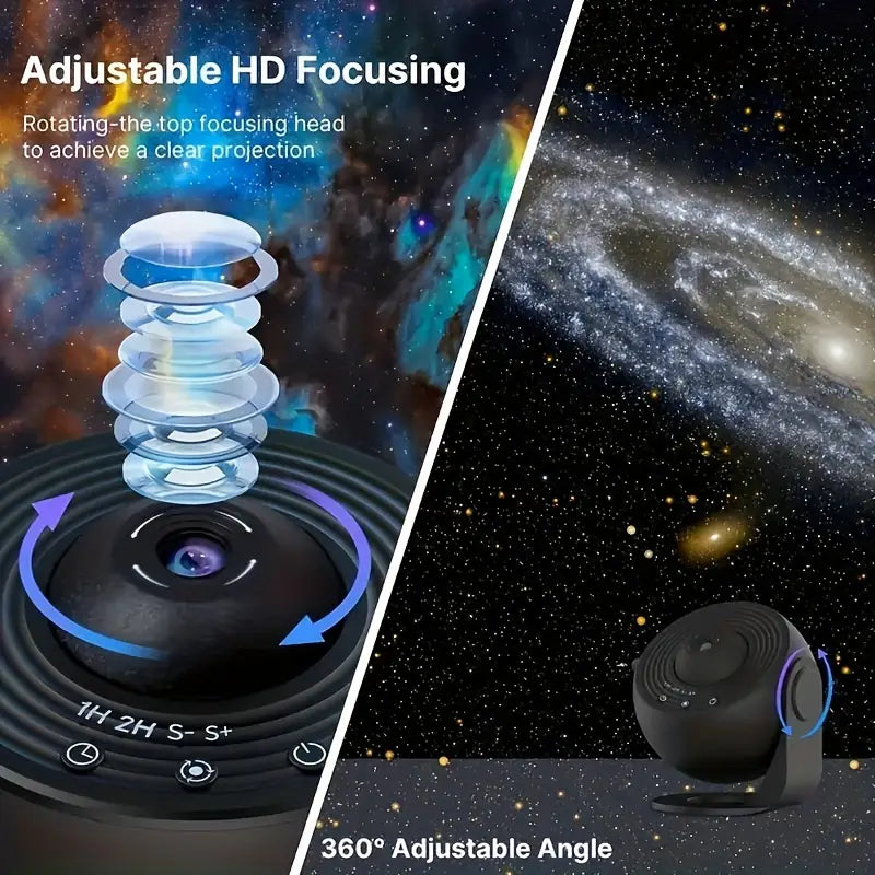 Dayhills | Celestial Dreams: 360° Planetarium Galaxy Projector - Full-room Coverage