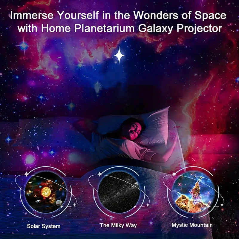 Dayhills | Celestial Dreams: 360° Planetarium Galaxy Projector - Full-room Coverage