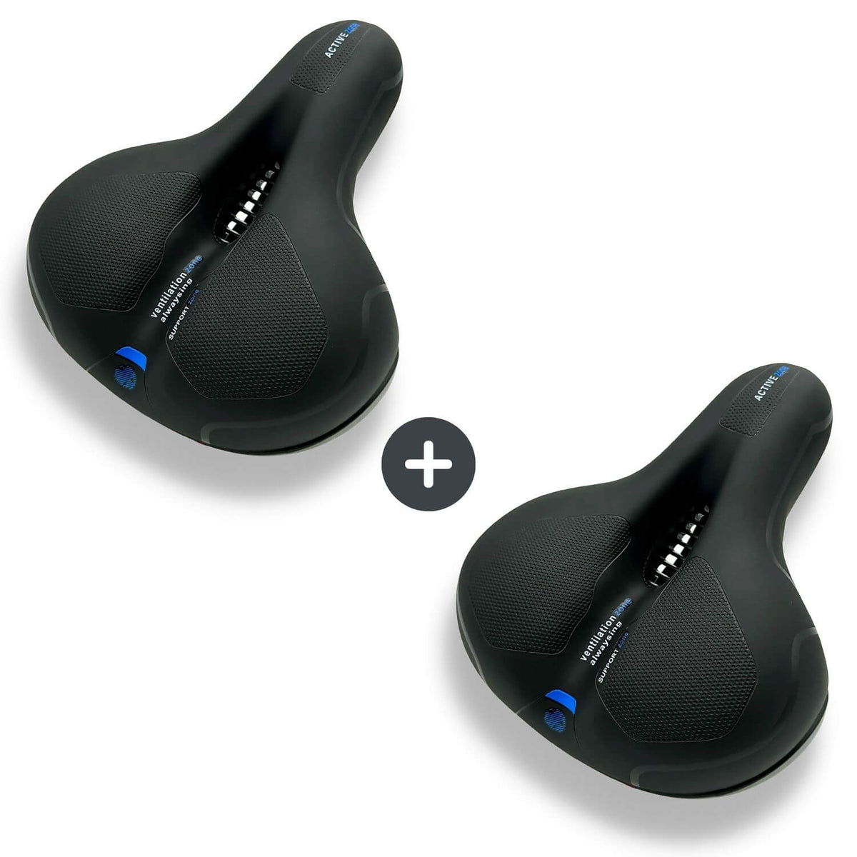 Dayhills | CloudComfort Pro Bicycle Seat | Pressure-Relieving Memory Foam | Black