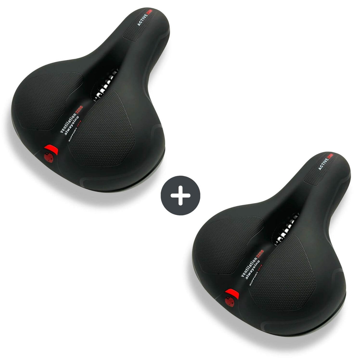 Dayhills | CloudComfort Pro Bicycle Seat | Pressure-Relieving Memory Foam | Black
