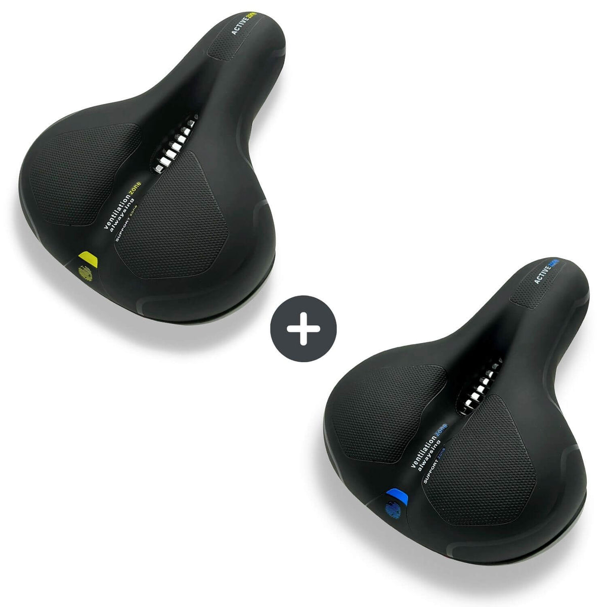 Dayhills | CloudComfort Pro Bicycle Seat | Pressure-Relieving Memory Foam | Black