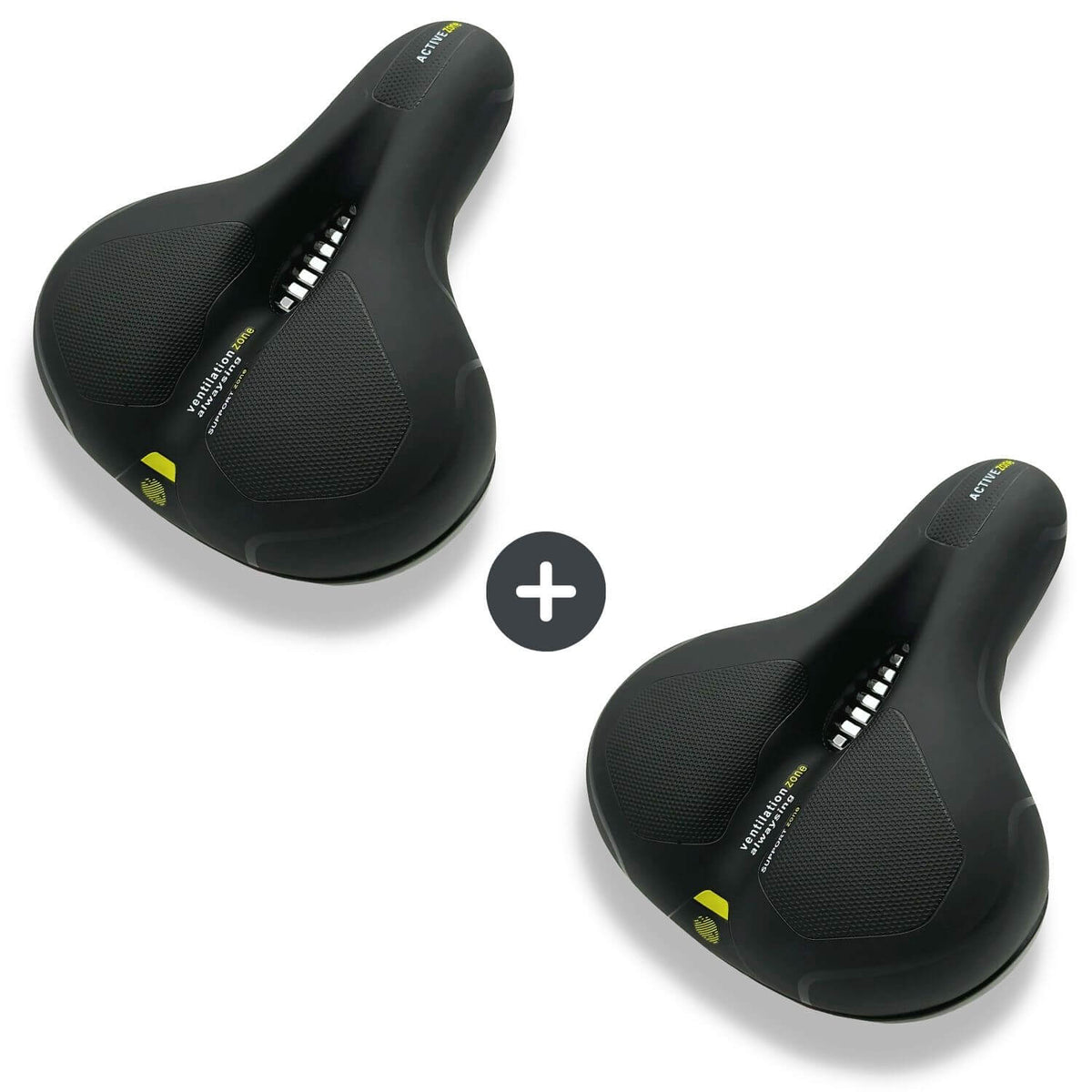 Dayhills | CloudComfort Pro Bicycle Seat | Pressure-Relieving Memory Foam | Black