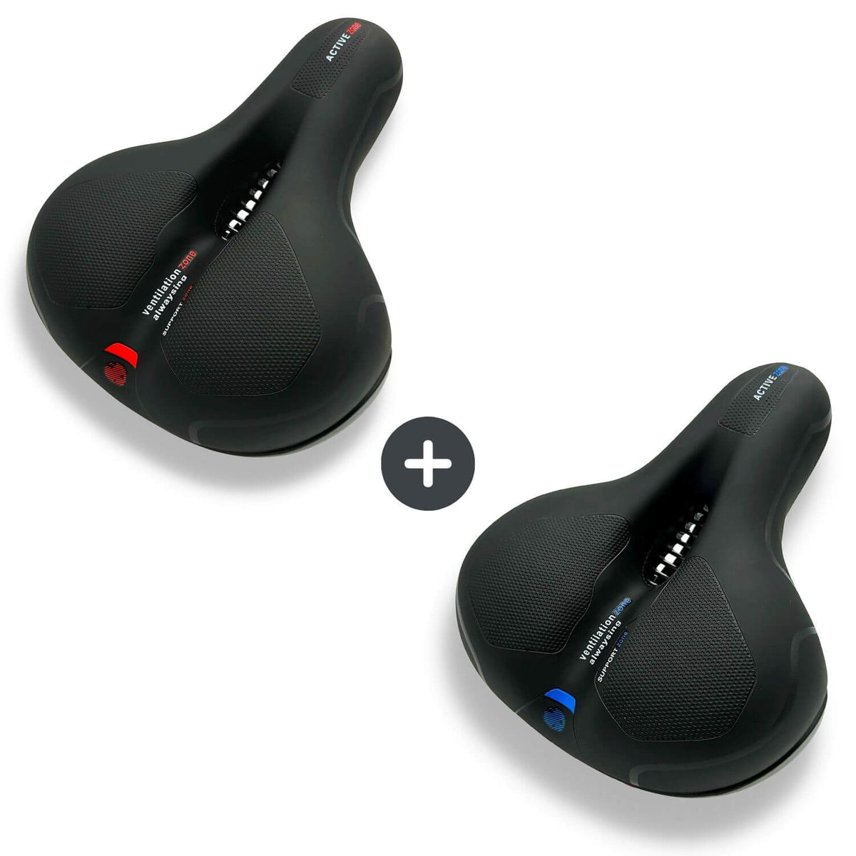 Dayhills | CloudComfort Pro Bicycle Seat | Pressure-Relieving Memory Foam | Black