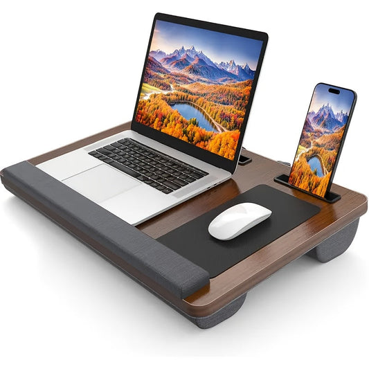 Dayhills | Ergonomic Laptop Holder with Wrist Support and Device Slots