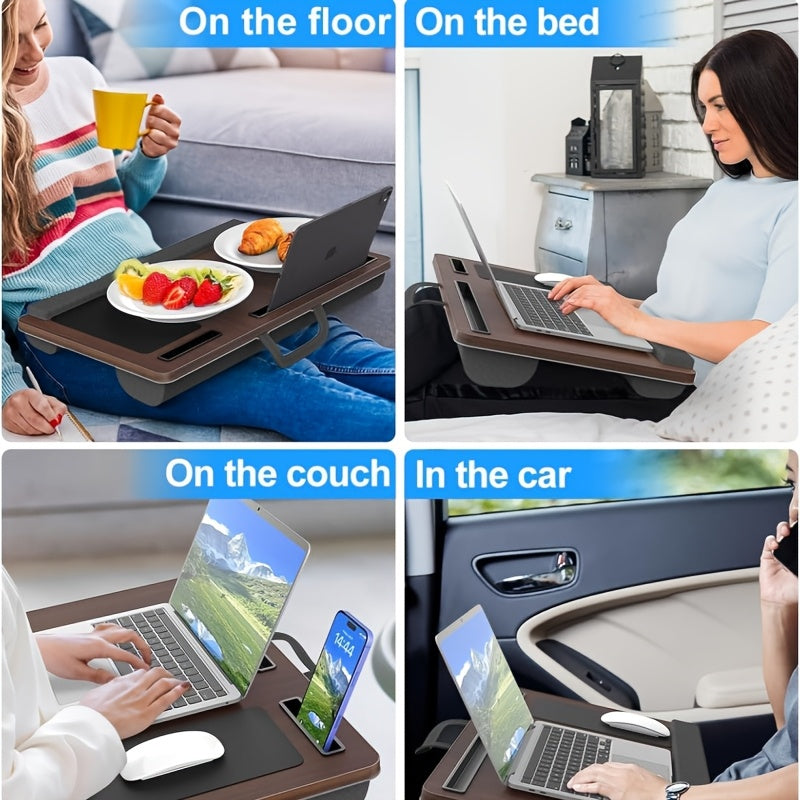 Dayhills | Ergonomic Laptop Holder with Wrist Support and Device Slots